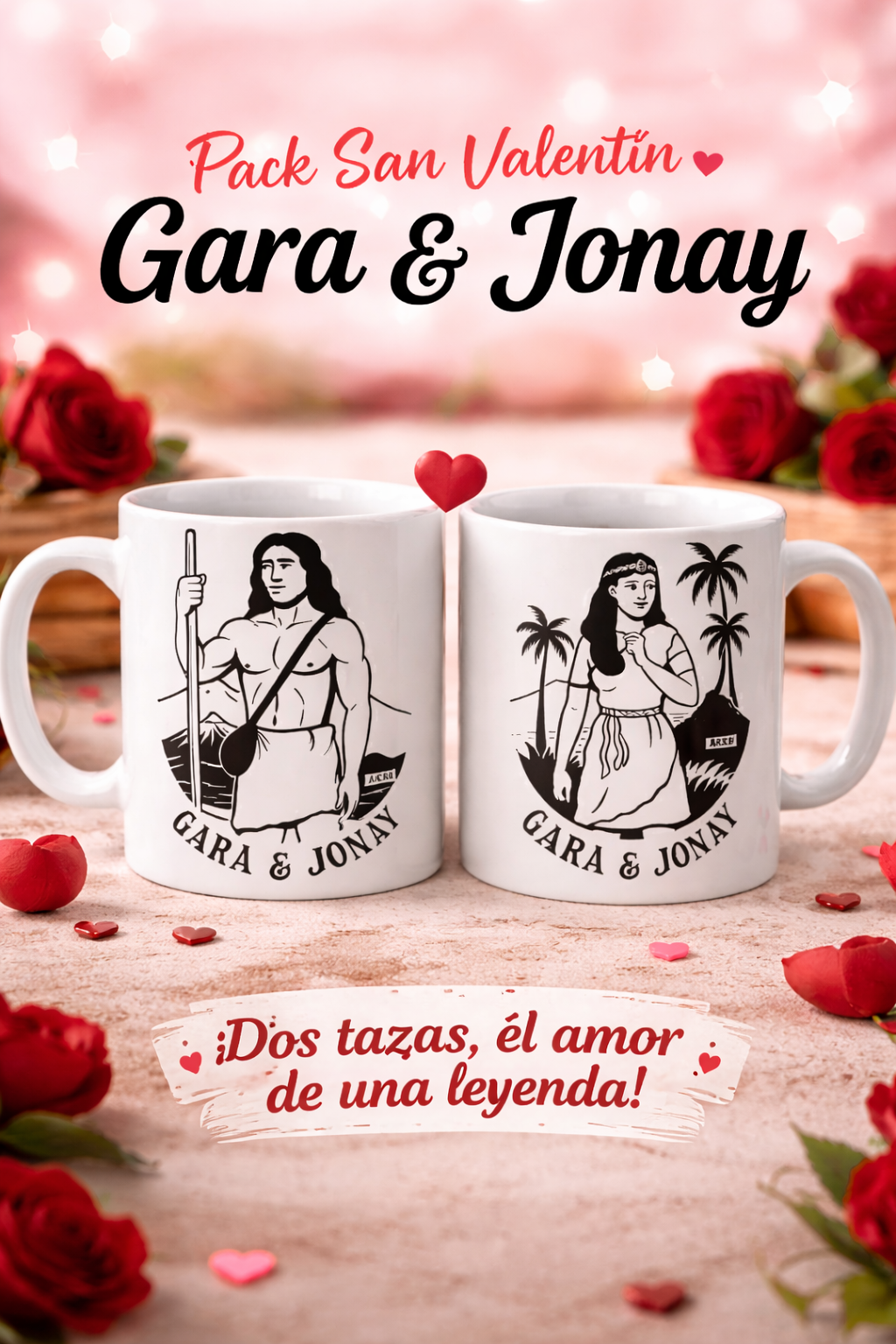 Tazas de Gara & Jonay (Pack de dos tazas)